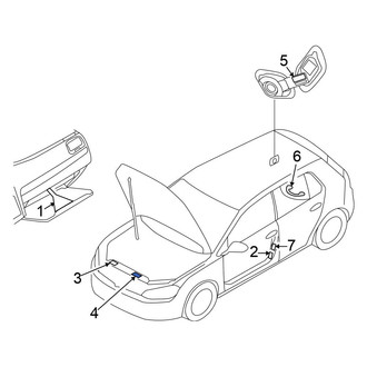 Volkswagen OE - Caution Label