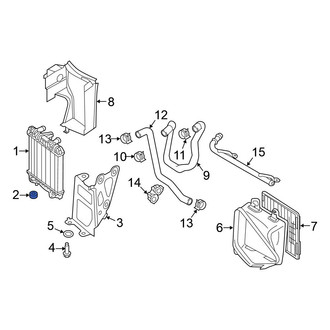 Volkswagen OE - Radiator Insulator