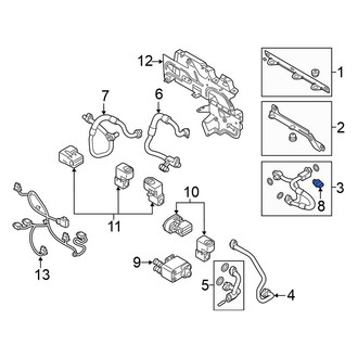 Volkswagen OE - A/C Refrigerant Pressure Sensor