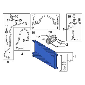 Volkswagen OE - A/C Condenser