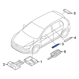 Volkswagen OE - Front Keyless Entry Antenna
