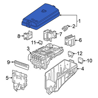 Volkswagen OE - Fuse and Relay Center Cover