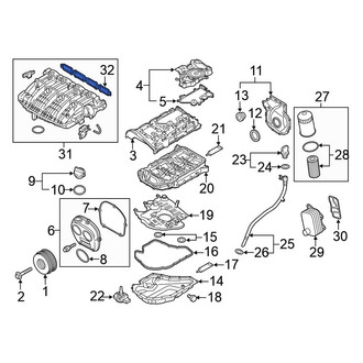 Volkswagen OE - Engine Intake Manifold Gasket