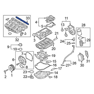 Volkswagen OE - Engine Intake Manifold Gasket