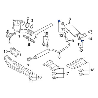 Volkswagen OE - Exhaust System Hanger Bracket