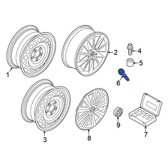 Volkswagen OE - Tire Valve Stem