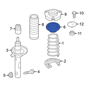 Volkswagen OE - Front Suspension Strut Bearing