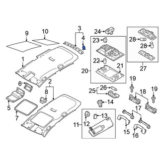 Volkswagen OE - Lower Quarter Panel Trim Panel Clip