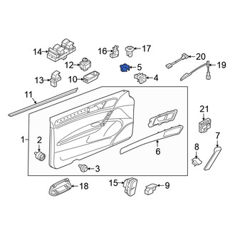 Volkswagen OE - Door Interior Trim Panel Retainer