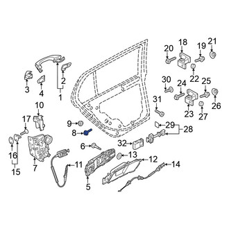 Volkswagen OE - Door Latch Screw