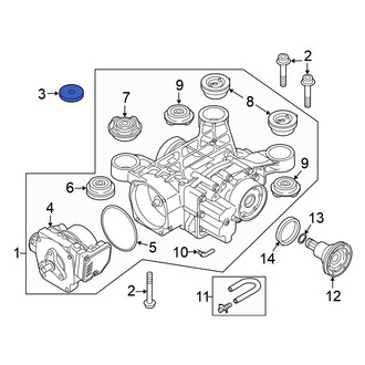 Volkswagen OE - Differential Mount Insulator