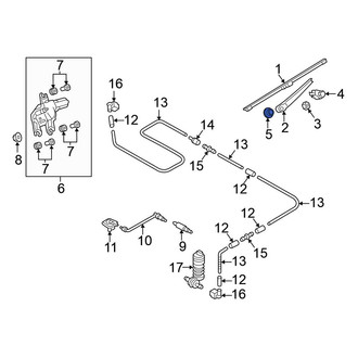 Volkswagen OE - Wiper Motor Seal