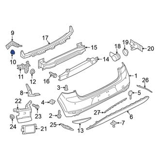 Volkswagen OE - Bumper Cover Nut