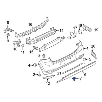 Volkswagen OE - Spoiler Rivet