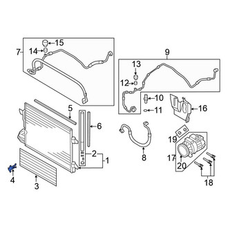 Volkswagen OE - Grille Retainer