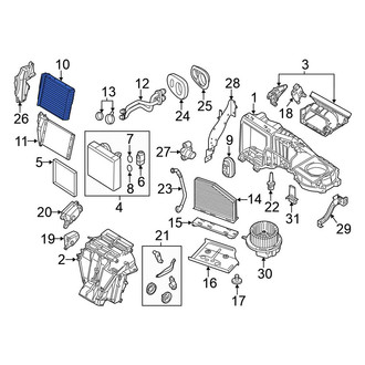 Volkswagen OE - HVAC Heater Core