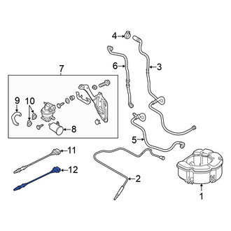 Volkswagen OE - Rear Left Oxygen Sensor