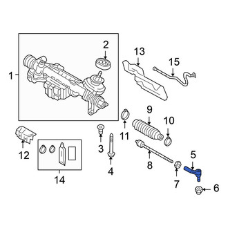 Volkswagen OE - Inner Steering Tie Rod End