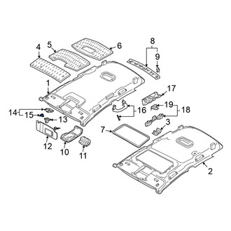 Volkswagen OE - Headliner Clip