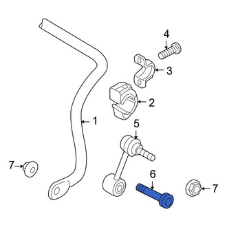 Volkswagen OE - Rear Suspension Stabilizer Bar Link Bolt