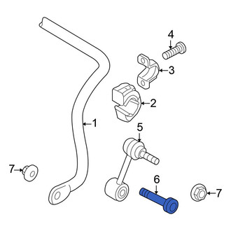 Volkswagen OE - Rear Suspension Stabilizer Bar Link Bolt