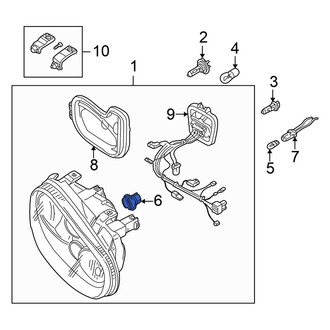 Volkswagen OE - Front Turn Signal Light Socket