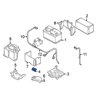 Volkswagen OE - Battery Hold Down