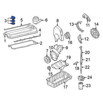 Volkswagen OE - Engine Oil Filler Cap