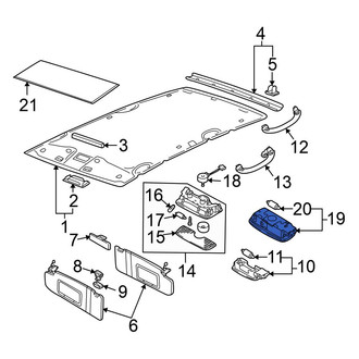 Volkswagen OE - Sun Visor Light