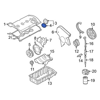 Volkswagen OE - Engine Oil Filler Cap Gasket