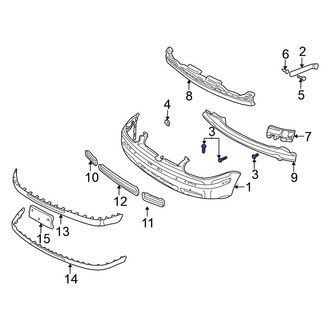 Volkswagen OE - Valance Panel Bolt