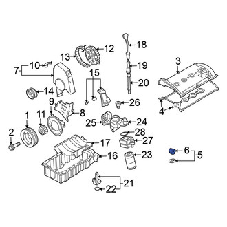 Volkswagen OE - Engine Oil Filler Cap Gasket