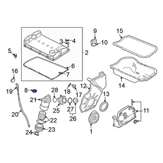 Volkswagen OE - Engine Valve Cover Washer Seal