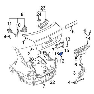 Volkswagen OE - Rear Liftgate Lock Actuator