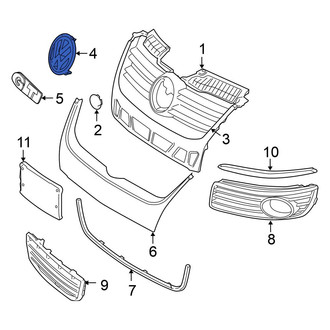 Volkswagen OE - Front Grille Emblem