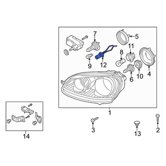 Volkswagen OE - Front Parking Light Bulb Socket