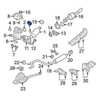 Volkswagen OE - Exhaust Clamp