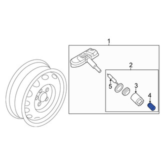 Volkswagen OE - Tire Valve Stem Cap