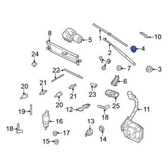 Volkswagen OE - Wiper Arm Cap