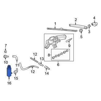 Volkswagen OE - Windshield Washer Pump