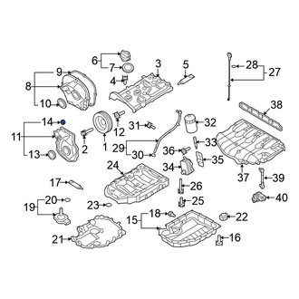 Volkswagen OE - Engine Timing Cover Seal