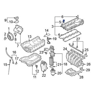 Volkswagen OE - Engine Valve Cover Bolt