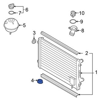 Volkswagen OE - Radiator Mount Bracket