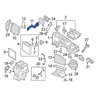 Volkswagen OE - HVAC Heater Hose Outlet Tube