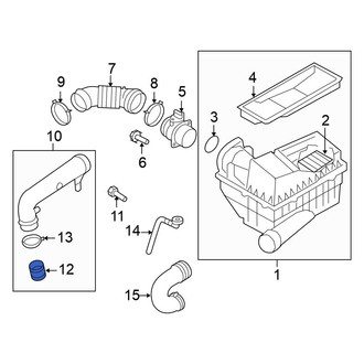 Volkswagen OE - Engine Air Intake Hose