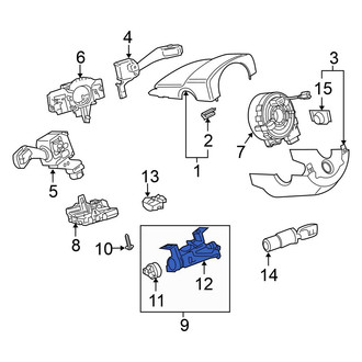 Volkswagen OE - Ignition Lock Housing