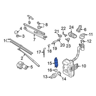 Volkswagen OE - Windshield Washer Pump