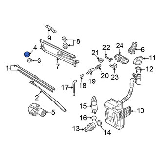 Volkswagen OE - Wiper Arm Cap