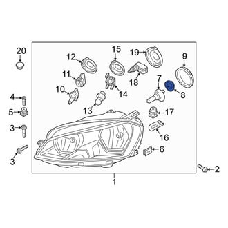 Volkswagen OE - Headlight Retaining Ring