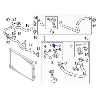 Volkswagen OE - Engine Coolant Temperature Sensor